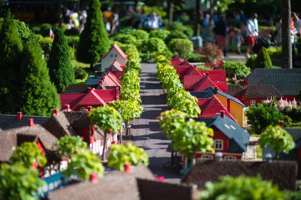 Billund - 31 července 2013: legoland v Billundu, Dánsko na červenec 31 — Stock fotografie