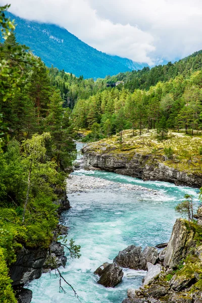 Річка в Норвегії — стокове фото