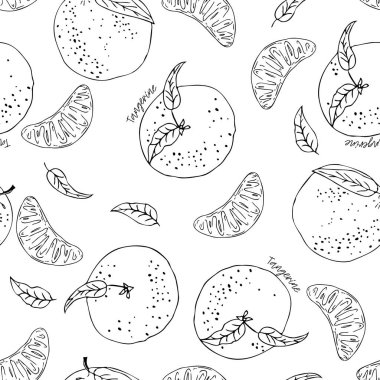 Mandalinalı pürüzsüz desen. 