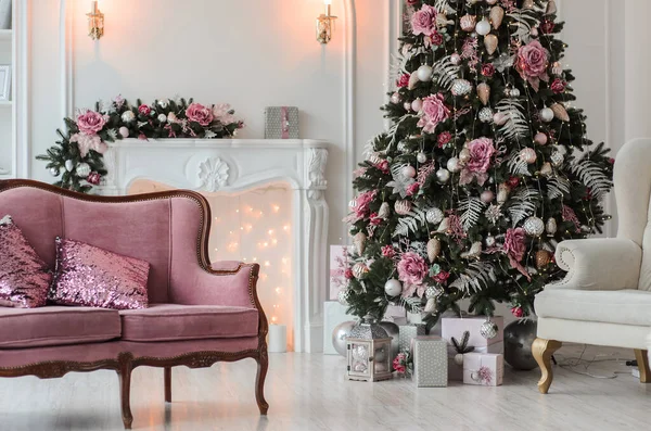 Navidad decorado interior — Foto de Stock