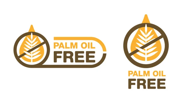 Gıda malzemeleri için palmiye yağsız işaret levhası