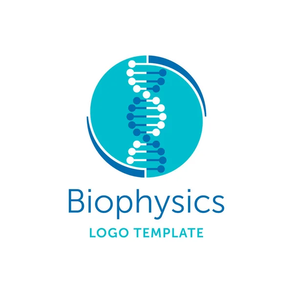 Template voor het logo van biofysica — Stockvector