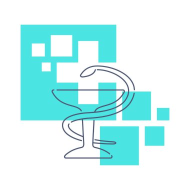 İlaç merkezi için tıbbi logo, eczane