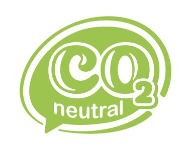 CO2 nötr etiketi sıfır karbon ayak izi