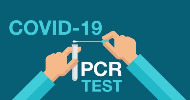Çizgi film tarzında PCR testi