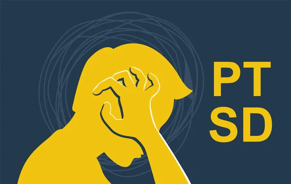 Travma sonrası stres bozukluğu - üzgün kişi