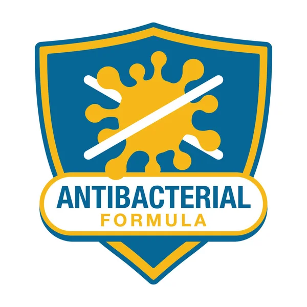 抗ウイルス抗菌式紋章 — ストックベクタ