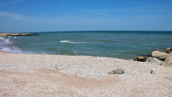 Vue Sur Mer Plage Pour Bannière Été — Photo