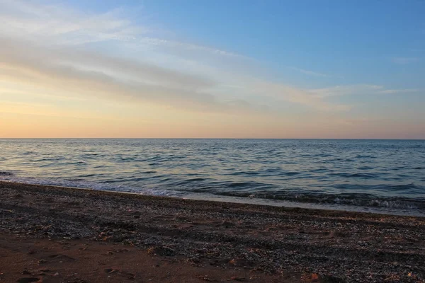 海の風景自然夕日の反射 — ストック写真