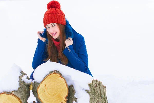 Χειμερινές Διακοπές Έμπνευση Και Νεράιδα Κρύο Χρόνο Γυναίκα Μοντέρνο Φόρεμα — Φωτογραφία Αρχείου