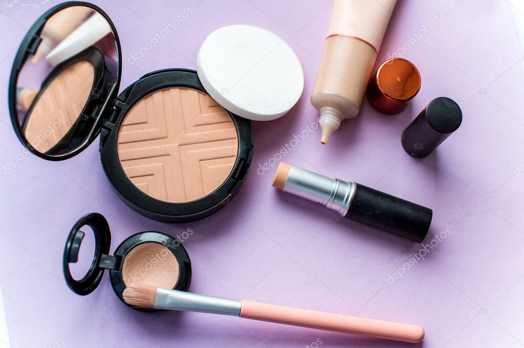 Make up products for problem skin, acne and scars concealer  