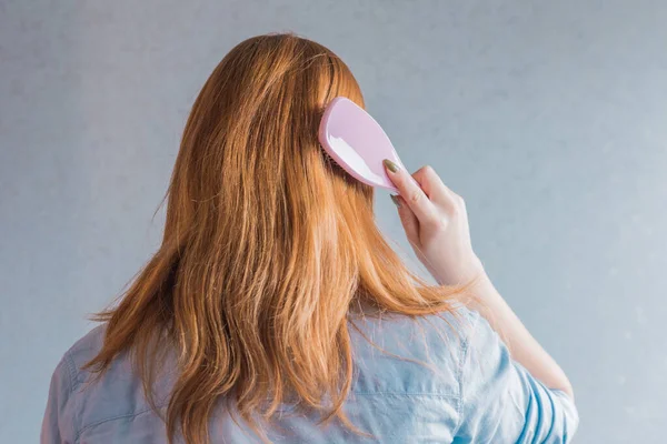 Perruques Cheveux Synthétiques Naturels Concept Beauté Des Femmes — Photo