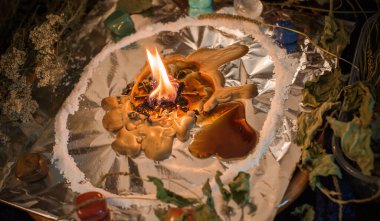 Sihir ve falcılık kavramı, diğer cevaplar, gelecek malzemeleri tahmin etmek için illüstrasyon