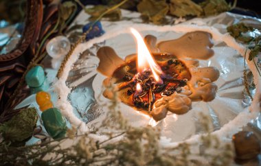 Sihir ve falcılık kavramı, diğer cevaplar, gelecek malzemeleri tahmin etmek için illüstrasyon