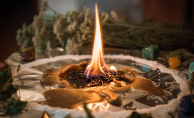 Sihir ve falcılık kavramı, diğer cevaplar, gelecek malzemeleri tahmin etmek için illüstrasyon