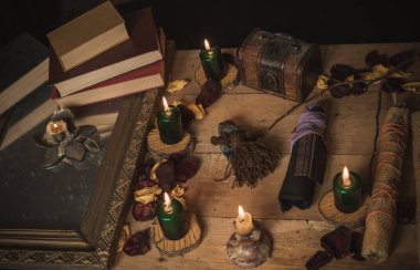 Sihir ve falcılık kavramı, diğer cevaplar, gelecek malzemeleri tahmin etmek için illüstrasyon