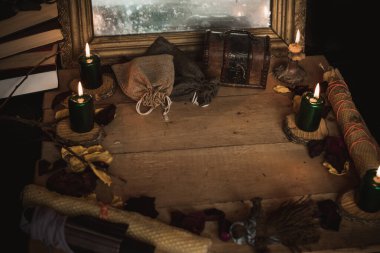 Sihir ve falcılık kavramı, diğer cevaplar, gelecek malzemeleri tahmin etmek için illüstrasyon