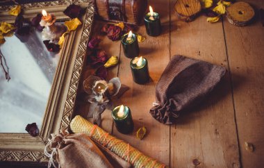 Sihir ve falcılık kavramı, diğer cevaplar, gelecek malzemeleri tahmin etmek için illüstrasyon