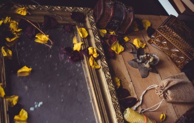 Sihir ve falcılık kavramı, diğer cevaplar, gelecek malzemeleri tahmin etmek için illüstrasyon