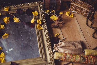 Sihir ve falcılık kavramı, diğer cevaplar, gelecek malzemeleri tahmin etmek için illüstrasyon