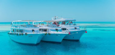  Mısır 'daki Beyaz Ada' da Yatlar - İllüstrasyon Yazı 27 Nisan 