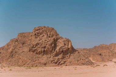  Mısır ve Afrika 'da turizm bir çöl kumları, tatil ve seyahat kavramına bakıyor