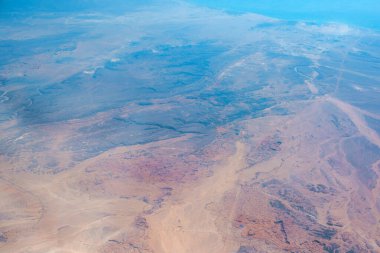  Mısır ve Afrika 'da turizm bir çöl kumları, tatil ve seyahat kavramına bakıyor