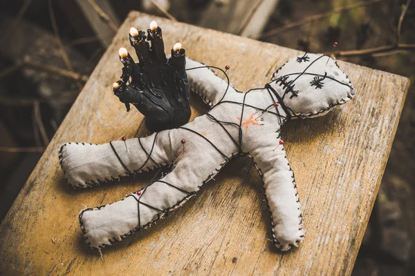 Voodoo Magic Witchcraft Doll Concept Magic — Stock Photo, Image