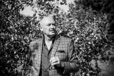 Üzgün, olgun bir adam hayatın anlamını, sorunlarını, depresyonu ve yaşlanma krizini düşündü.