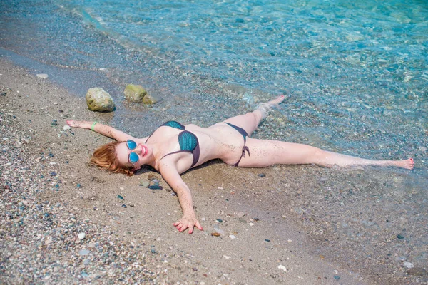 Život Pandemii Cestování Dobrodružství Nice Velikost Aktivní Žena Dovolené Turecku — Stock fotografie