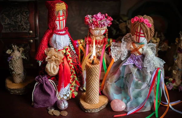 Sihir Buatan Tangan Boneka Keinginan Menarik Uang Cinta Sihir Kerajinan — Stok Foto