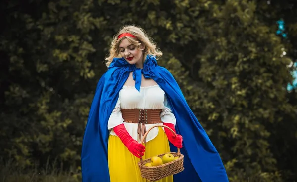 Magische Halloween Szene Wald Konzept Des Party Kostüms Schöne Ideen — Stockfoto