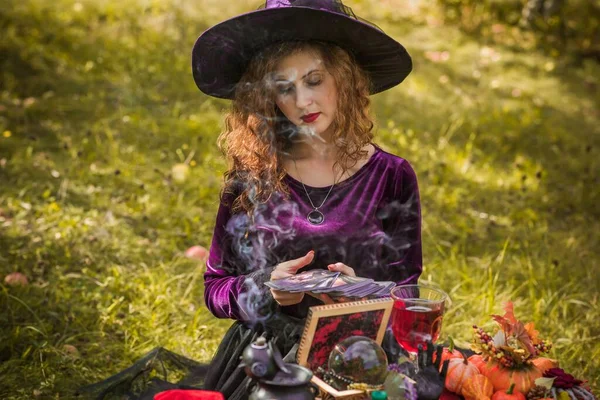 Halloween Buli Álarcosbál Ötletek Emberek Öltözéke Boszorkány Varázslók Varázslók Iskolájából — Stock Fotó