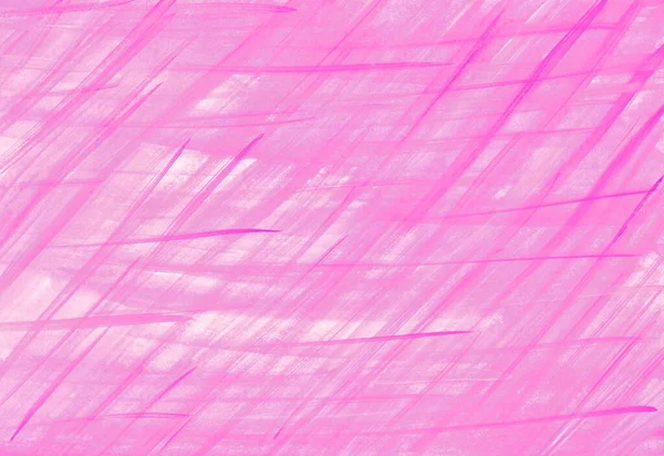 Abstract Pink Lilac Stripes Brush Strokes Watercolor Hand Drawn Delicate — ストック写真