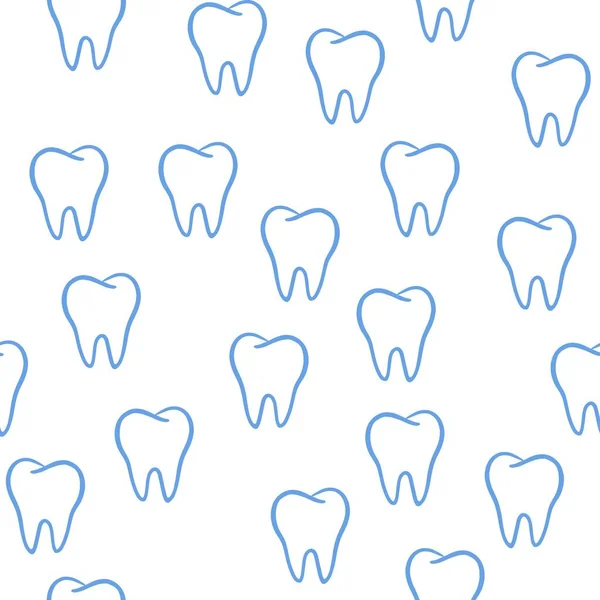 Pattern with teeth. Dental health.