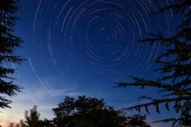 Yıldız kuyruklu yıldızlar gecesi, yıldız kuyruklu yıldızlar gecesi. Yıldız kuyruğu adı verilen yıldızların hareketi.