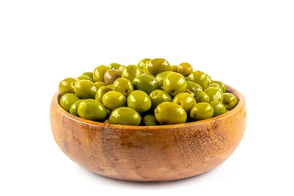 Scratched Green Olives Turkish Name Cizik Yesil Zeytin Brined Scratched — Stock Photo, Image