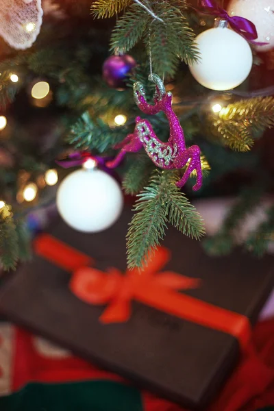 Christmas Room Interior Design and toys — Stock Photo, Image