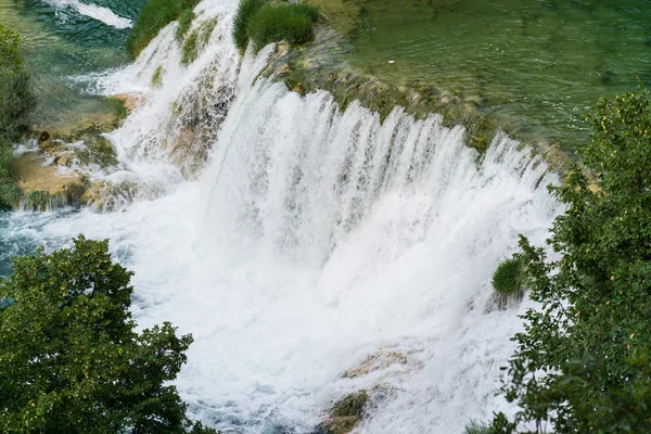 Vattenfallen i Krka nationalpark — Stockfoto