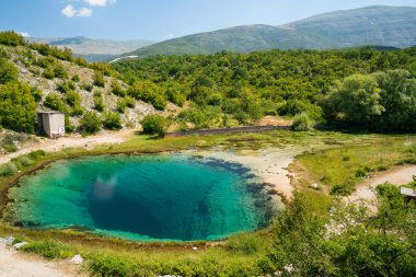 Cetina su kaynağı bahar Hırvatistan