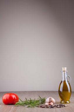 zeytinyağı ve baharatlar