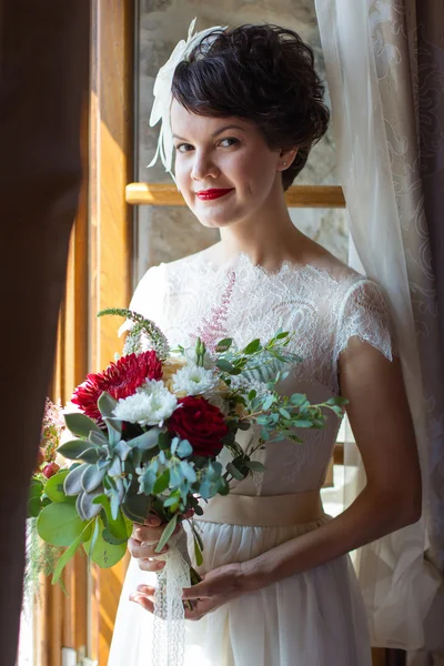 Retrato de una novia — Foto de Stock