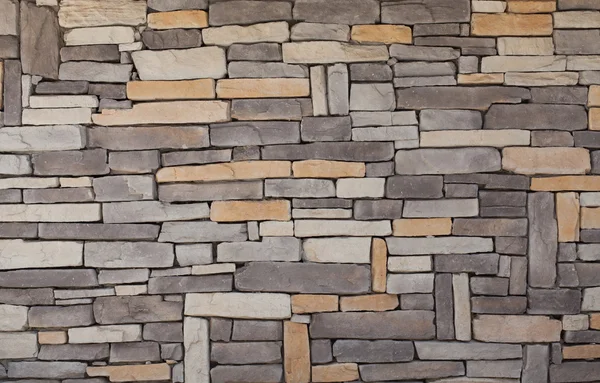 Vieux Brown Bricks Wall Pattern. — Photo