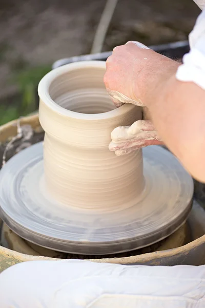 Potter at work — Stock Photo, Image