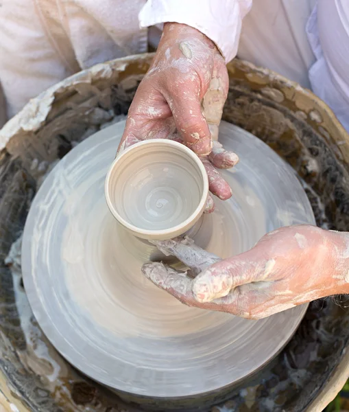 Potter iş başında. — Stok fotoğraf