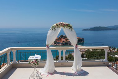 Terasta güzel düğün kemer 