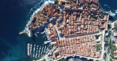 Dubrovnik'in havadan görünümü