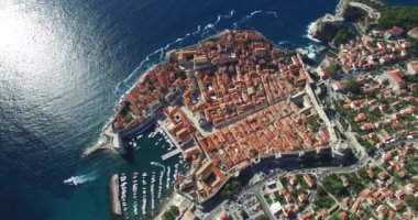 Dubrovnik'in havadan görünümü