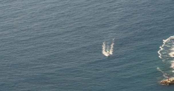 Bovenaanzicht van oude stad van Dubrovnik — Stockvideo