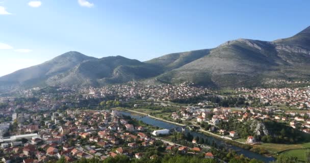 Trebinje staden. Bosnien-Hercegovina — Stockvideo